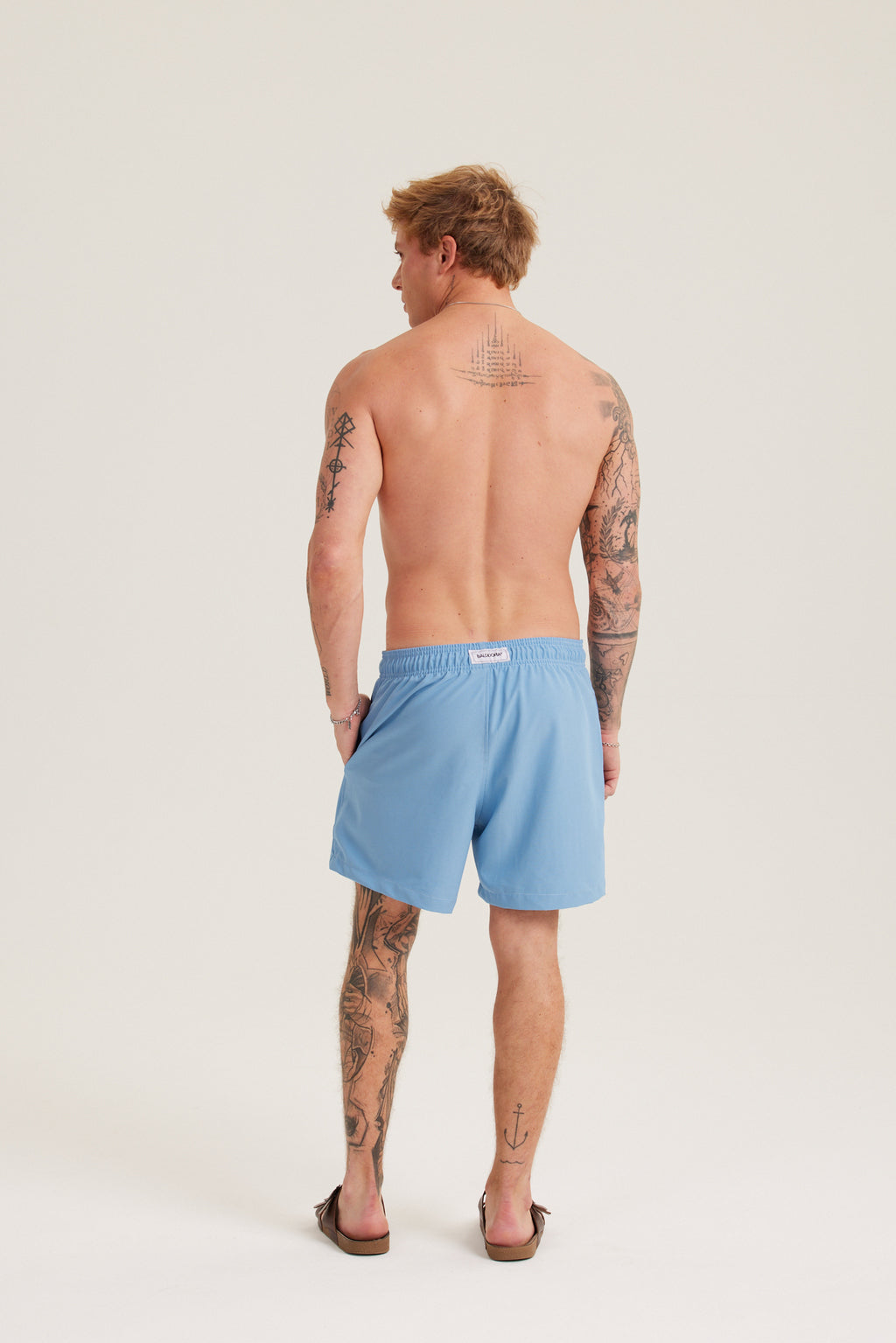BLUE SWIM SHORTS
