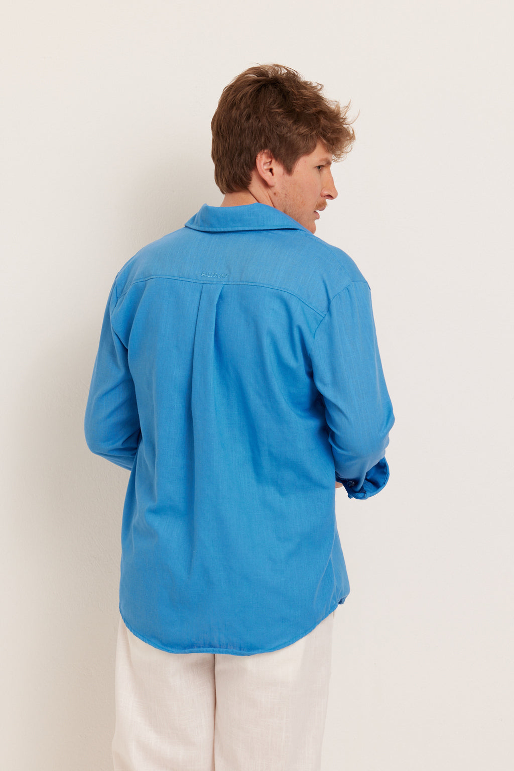 CAMISA LINHO SKY BLUE