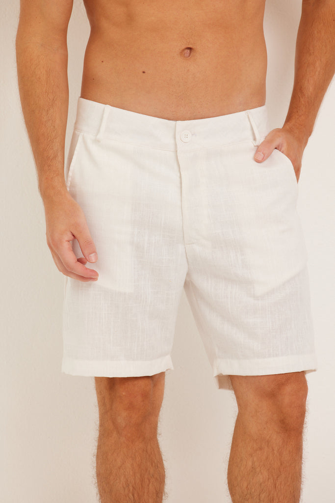 SHORTS LINHO OFF WHITE