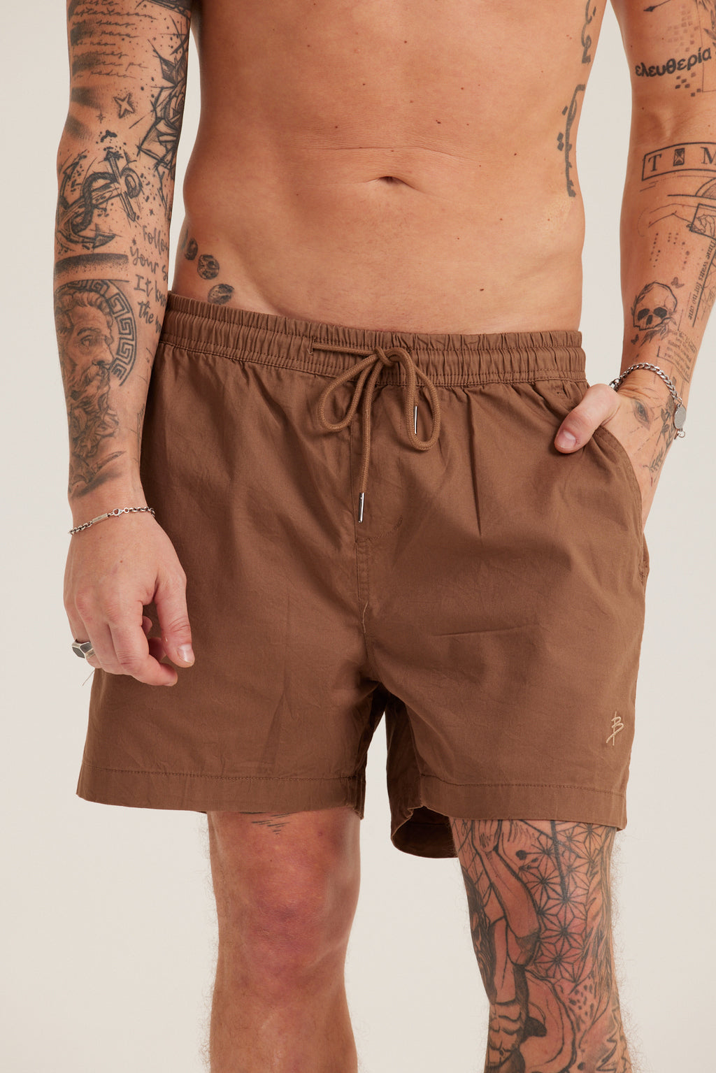 COFFEE BROWN SHORTS