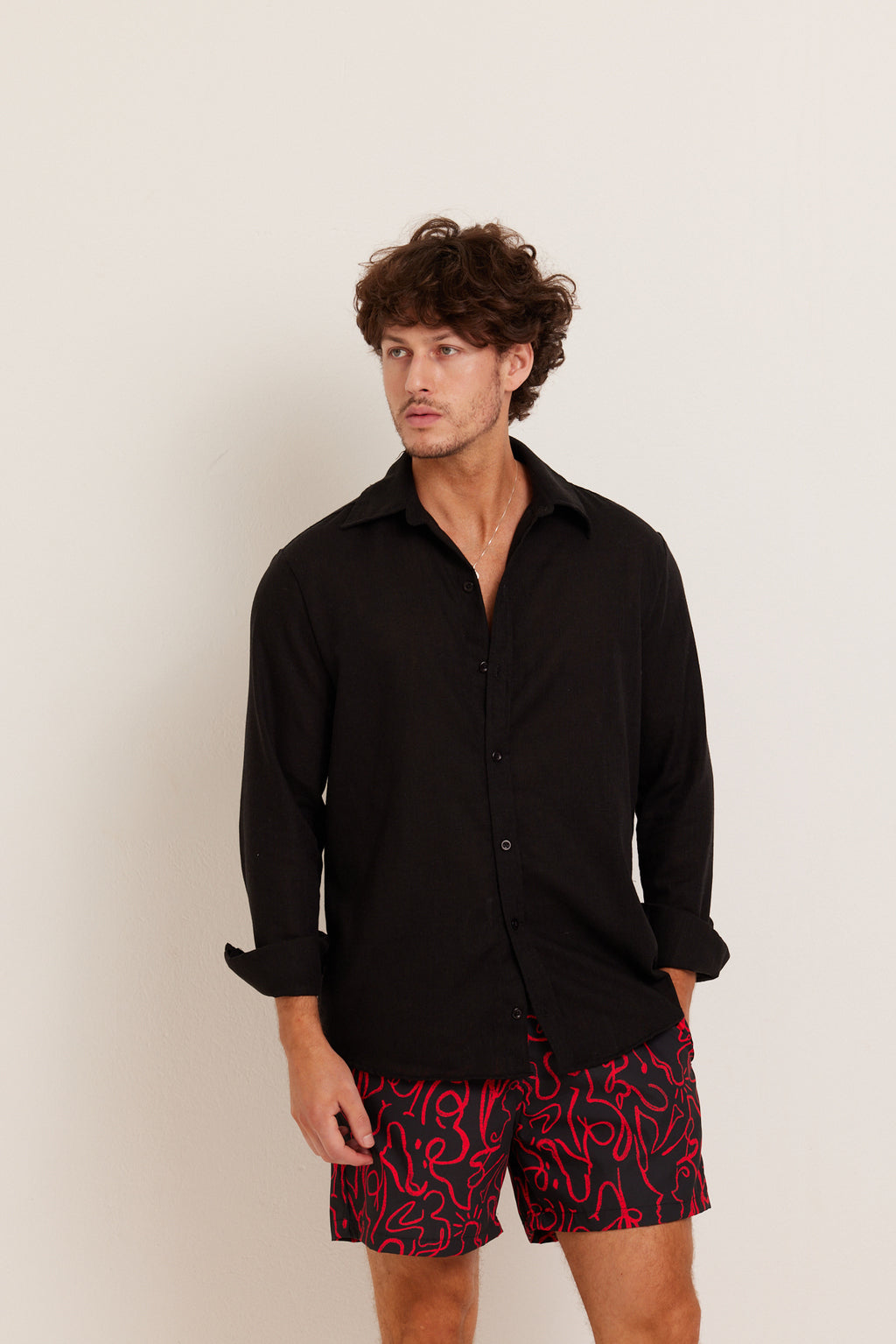 CAMISA LINHO BLACK
