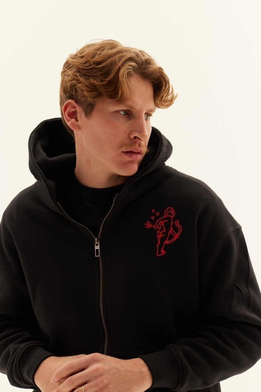 HEARTLESS ZIP-UP HOODIE