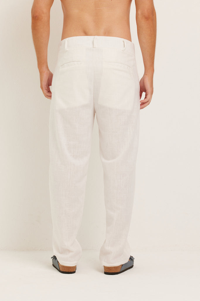 CALÇA LINHO OFF WHITE