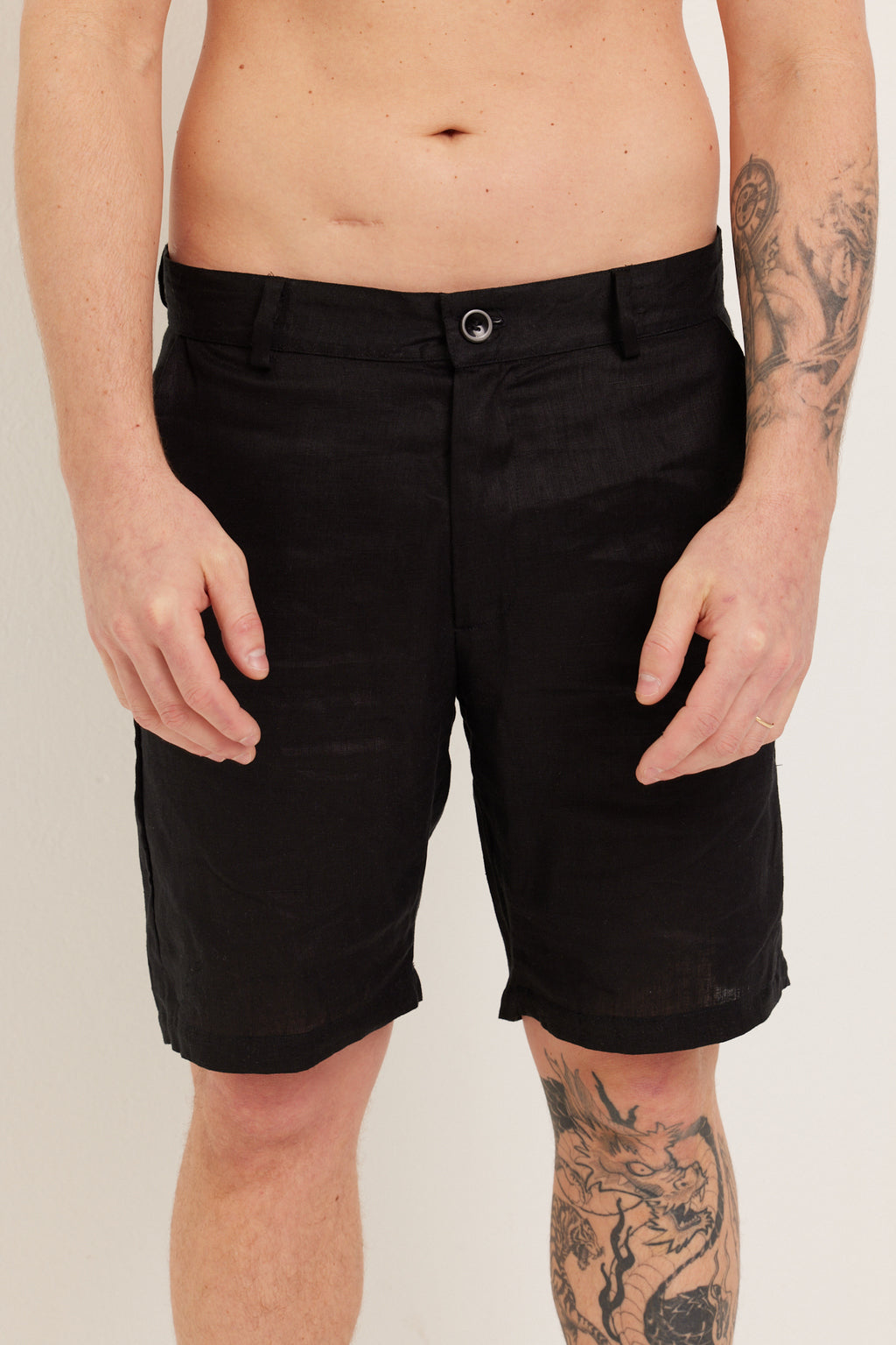 SHORTS LINHO OFF WHITE