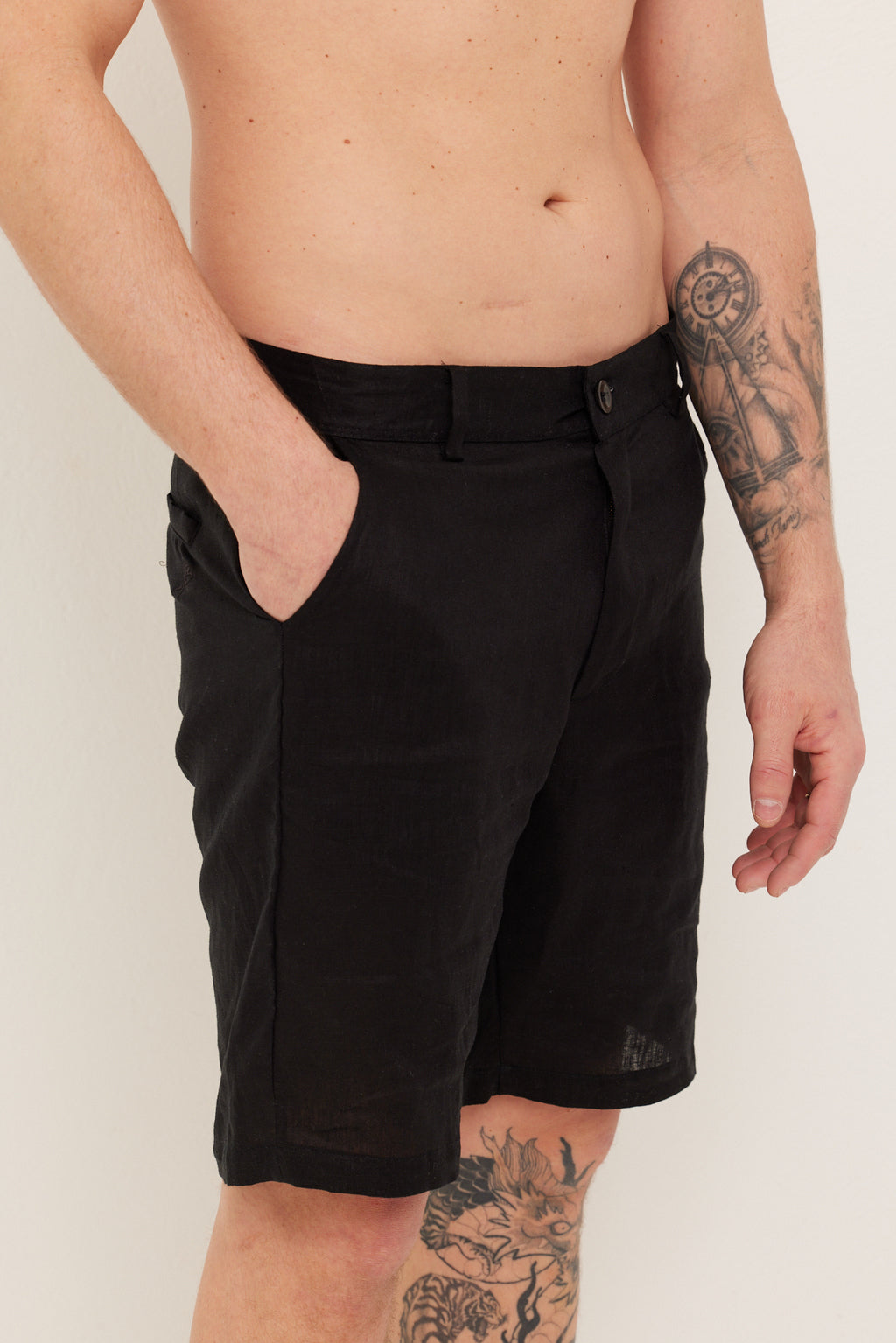 SHORTS LINHO OFF WHITE