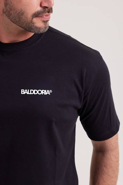 "LOGO" BLACK T-SHIRT